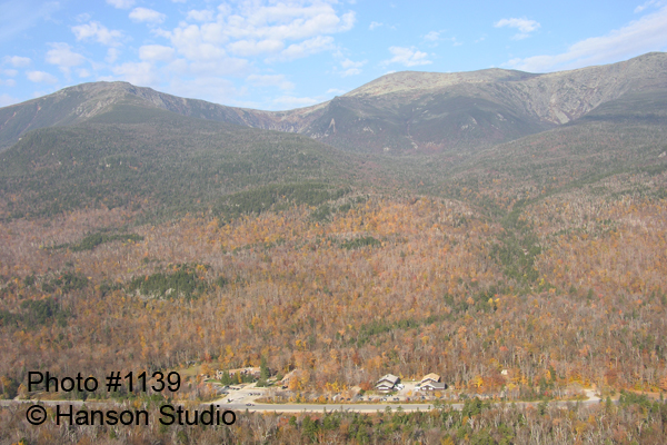 Pinkham Notch, NH - Tuckerman's Ravine and Huntington Ravine from Square Ledge